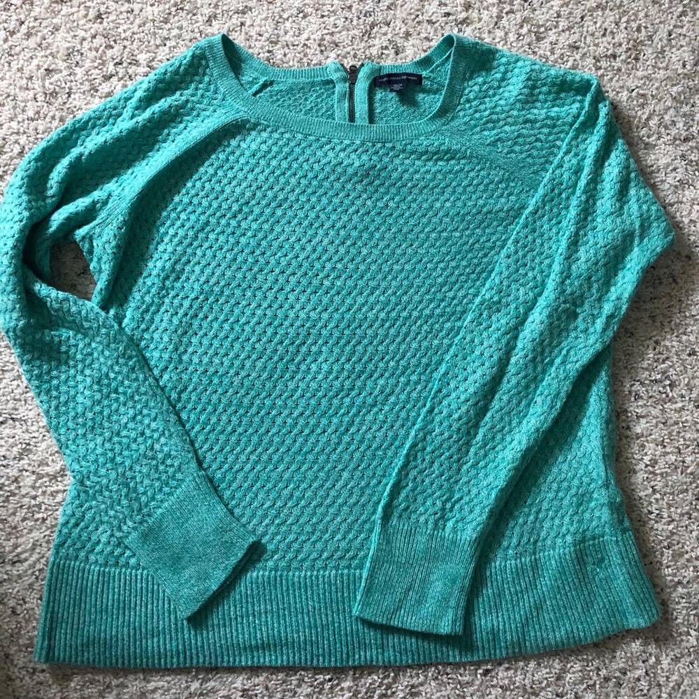 Pretty turquoise sweater from AE